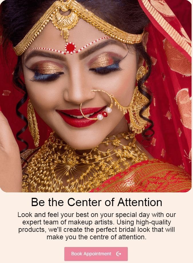 bridal banner mobile