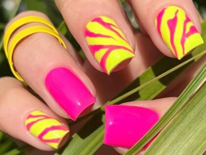 Trendy Neon Nail Art Bright and Bold Designs for Summer